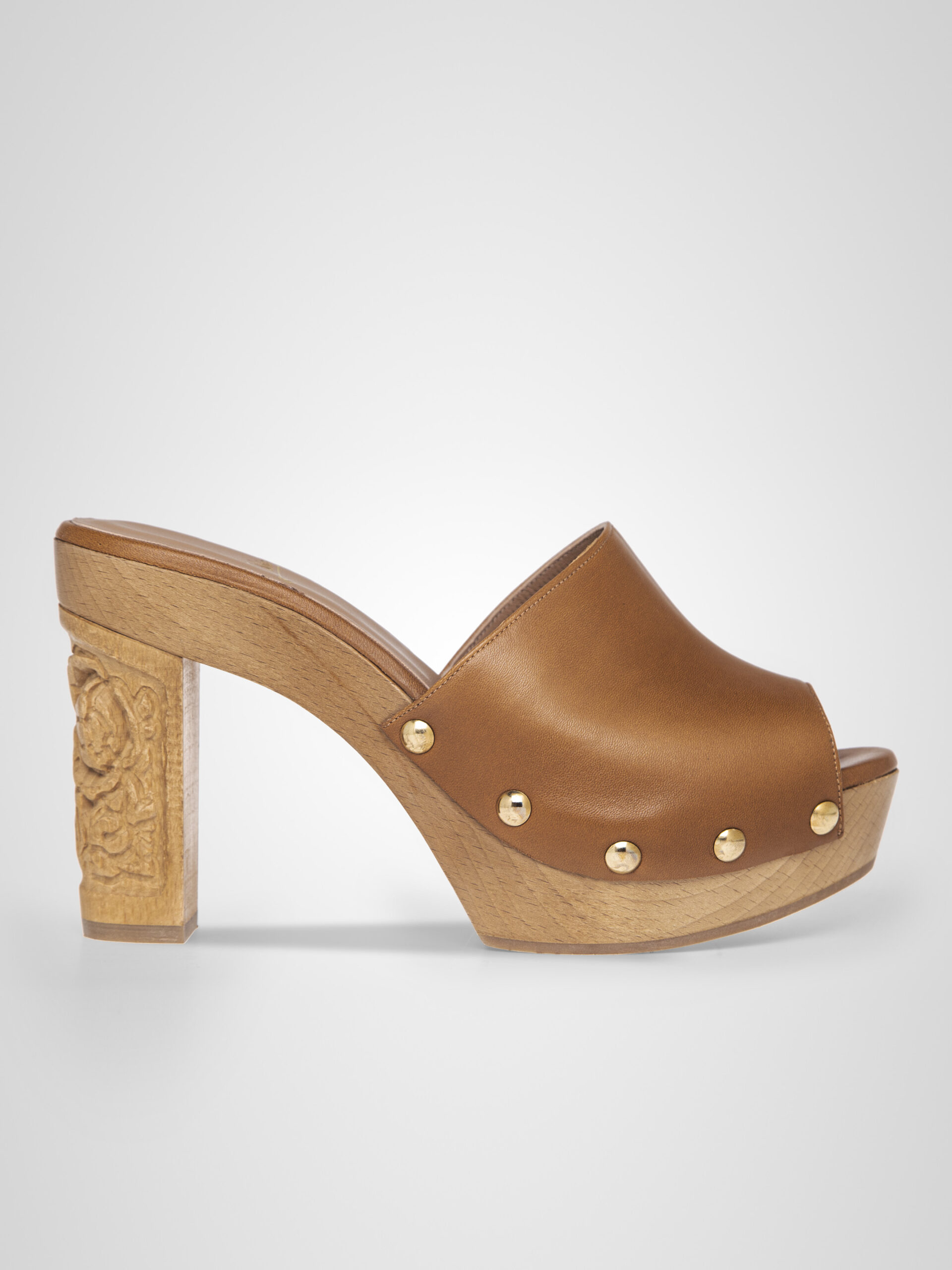 Paola Tan Mules - Balvic Shoes - Shoes for the woman of the XXI century